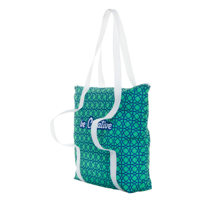 Picture of CUSTOM YOGA MAT BAG in White.