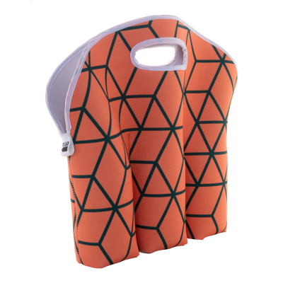 Picture of CUSTOM RPET BEER BAG in White.