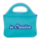 Picture of CUSTOM RPET LUNCH BAG in White