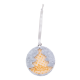 Picture of CHRISTMAS TREE ORNAMENT, CHRISTMAS TREE in Grey