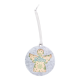 Picture of CHRISTMAS TREE ORNAMENT, ANGEL in Grey