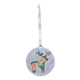 Picture of CHRISTMAS TREE ORNAMENT, REINDEER in Grey
