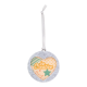 Picture of CHRISTMAS TREE ORNAMENT, HEART in Grey