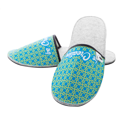 Picture of CUSTOM RPET SLIPPERS in White