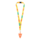 Picture of CUSTOM RPET MOBILE PHONE HOLDER LANYARD in White