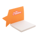 Picture of CUSTOM STICKY NOTE PAD, STAR in White