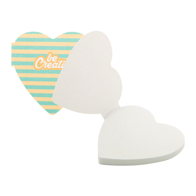 Picture of CUSTOM STICKY NOTE PAD in White.