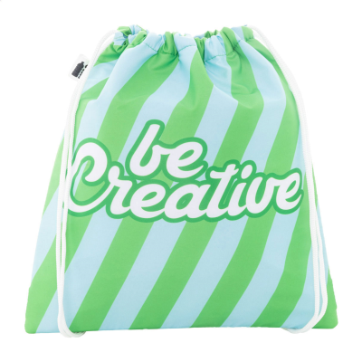Picture of CUSTOM COOLER DRAWSTRING BAG FOR CHILDRENS in White.