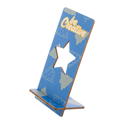 Picture of CHRISTMAS MOBILE PHONE HOLDER, STAR in Natural.