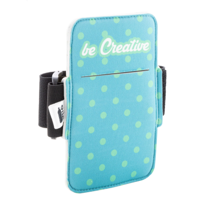 Picture of CUSTOM MOBILE ARM BAND CASE in White.