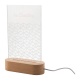 Picture of LED LIGHT TROPHY AWARD, RECTANGULAR in Clear Transparent