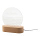 Picture of LED LIGHT TROPHY AWARD, ROUND in Clear Transparent