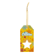 Picture of CUSTOM GIFT TAG, STAR in White