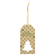Picture of CUSTOM GIFT TAG, CHRISTMAS TREE in White