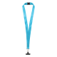 Picture of CUSTOM RPET MOBILE PHONE HOLDER LANYARD in Black