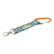 CUSTOM RPET KEYRING in Orange image 2