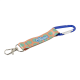 CUSTOM RPET KEYRING in Blue image 2