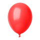 Picture of BALLOON, PASTEL COLOUR in Red