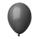 Picture of BALLOON, PASTEL COLOUR in Black