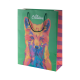 Picture of CUSTOM MADE PAPER SHOPPER TOTE BAG, LARGE in White