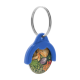Picture of TROLLEY COIN KEYRING in Blue