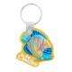 Picture of CUSTOM MADE KEYRING in Clear Transparent Yellow