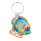 Picture of CUSTOM MADE KEYRING in Clear Transparent Orange
