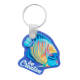 Picture of CUSTOM MADE KEYRING in Clear Transparent Blue