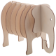 Picture of COASTER SET, ELEPHANT in Natural