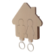 Picture of WALL KEY HOLDER KEYRING in Natural