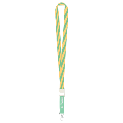 Picture of CUSTOM SUBLIMATION LANYARD in White