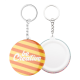 Picture of PIN BUTTON KEYRING in White