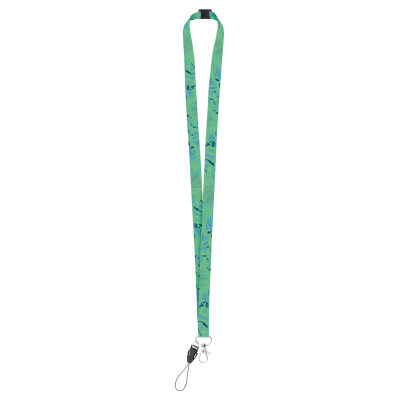 Picture of CUSTOM SUBLIMATION LANYARD in White