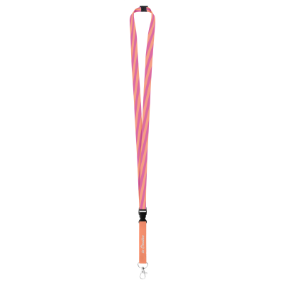 Picture of CUSTOM SUBLIMATION LANYARD in White
