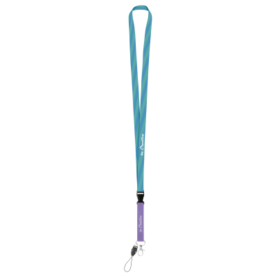 Picture of CUSTOM SUBLIMATION LANYARD in White