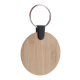 Picture of BAMBOO KEYRING, ROUND in Natural