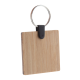 Picture of BAMBOO KEYRING, SQUARE in Natural