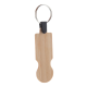 Picture of BAMBOO TROLLEY COIN KEYRING in Natural