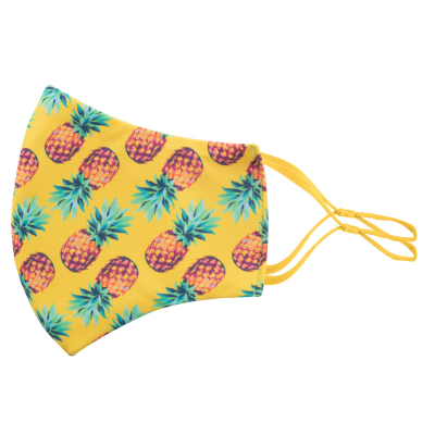 Picture of CUSTOM FACE MASK in Yellow.