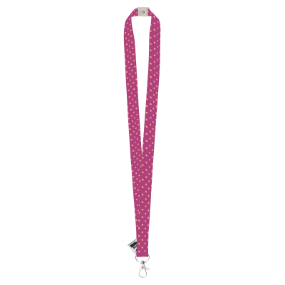 Picture of CUSTOM SUBLIMATION LANYARD in White