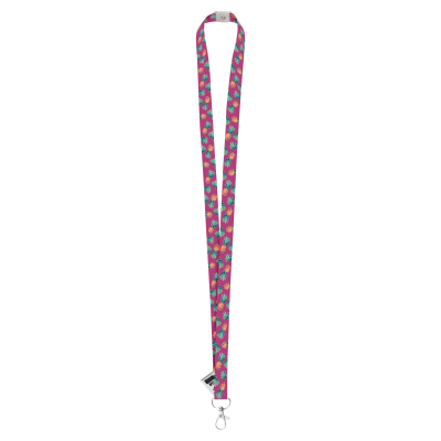 Picture of CUSTOM SUBLIMATION LANYARD in White