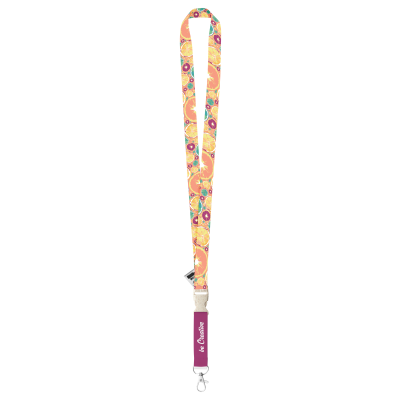 Picture of CUSTOM SUBLIMATION LANYARD in White