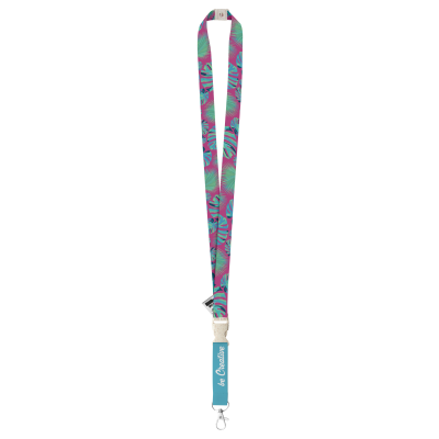 Picture of CUSTOM SUBLIMATION LANYARD in White