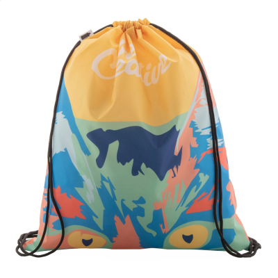 Picture of CUSTOM DRAWSTRING BAG in Black