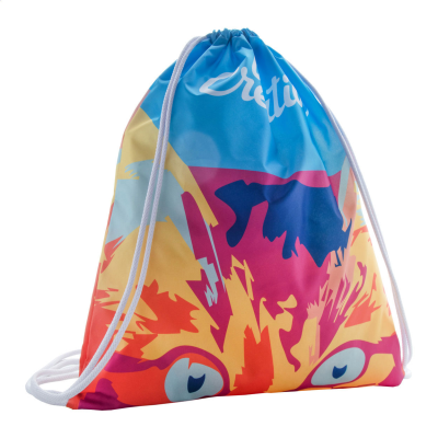 Picture of CUSTOM DRAWSTRING BAG in White