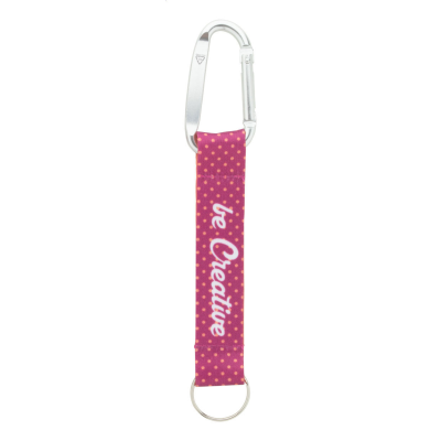 Picture of CUSTOM KEYRING in Silver.