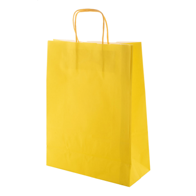 Picture of PAPER BAG in Yellow.