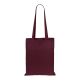 Picture of COTTON SHOPPER TOTE BAG in Burgundy