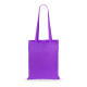 Picture of COTTON SHOPPER TOTE BAG in Purple