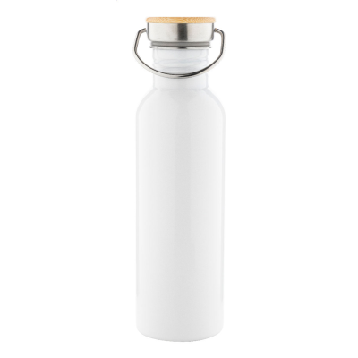Picture of STAINLESS STEEL METAL BOTTLE in White